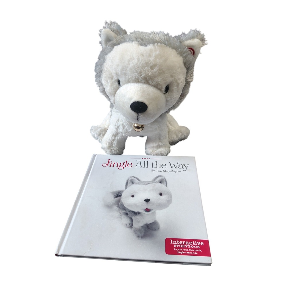 Jingle‎ All The Way Book with Interactive Plush Husky Buddy by Hallmark